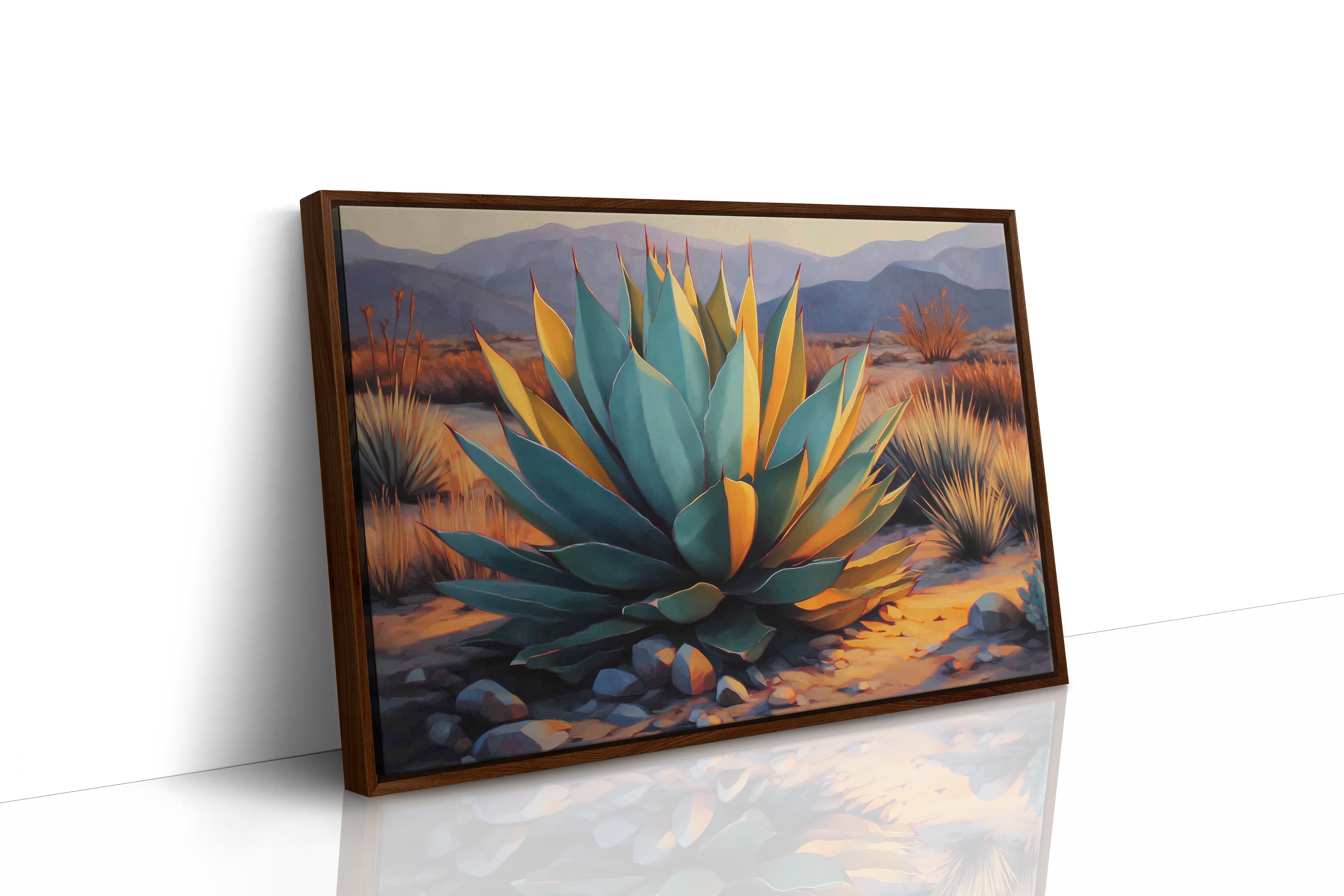 Agave Dances With Desert Light