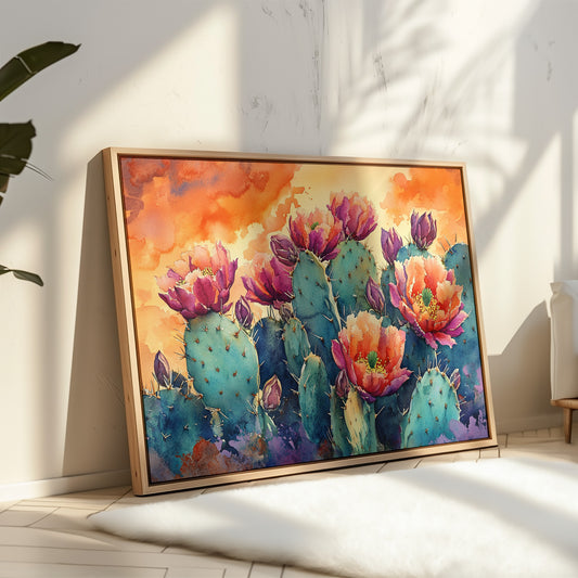 Desert Blooms Paint The Evening Sky