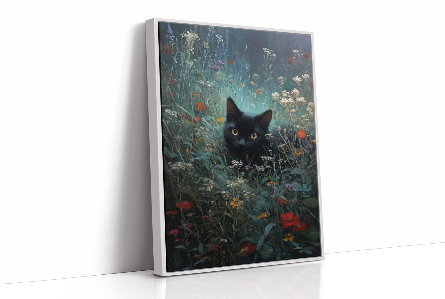 Midnight Prowls Among Wildflowers