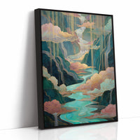 Golden Rain Falls On Turquoise Dreams