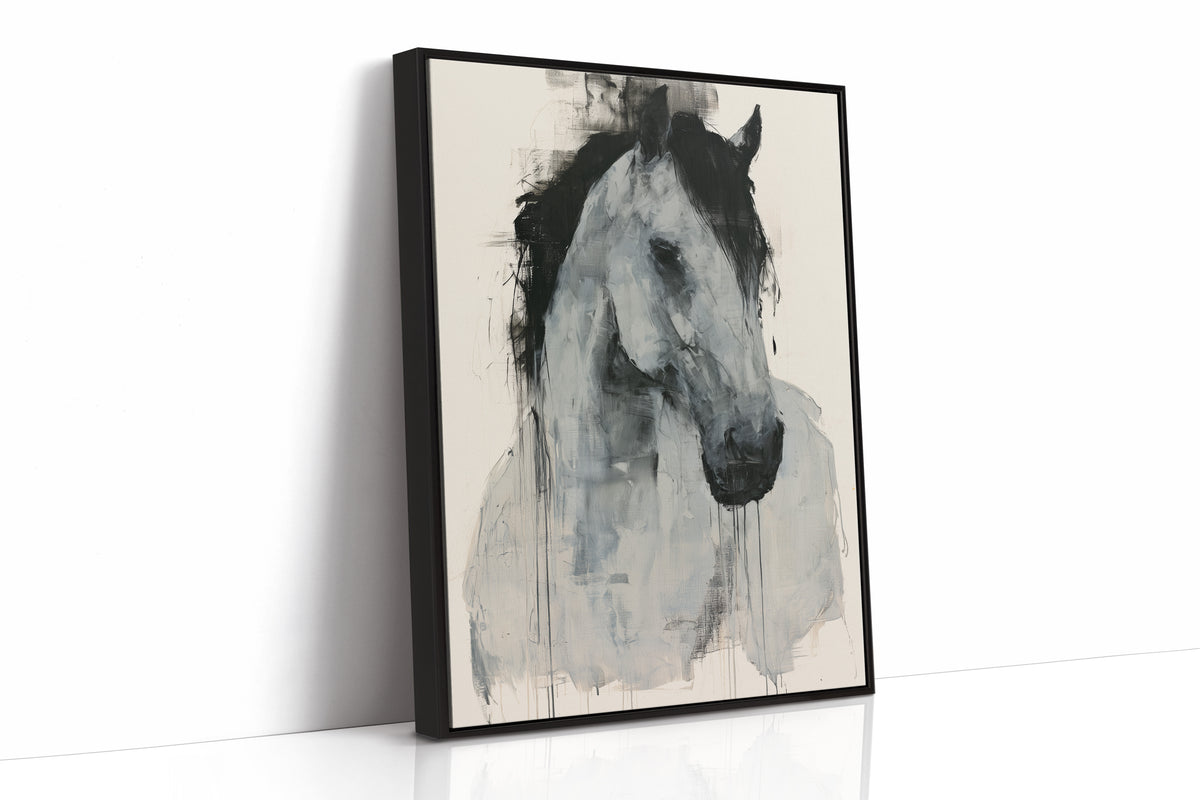 Gaze: A Horse Study in Ink