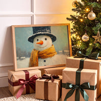 Frosty Wears His Golden Scarf