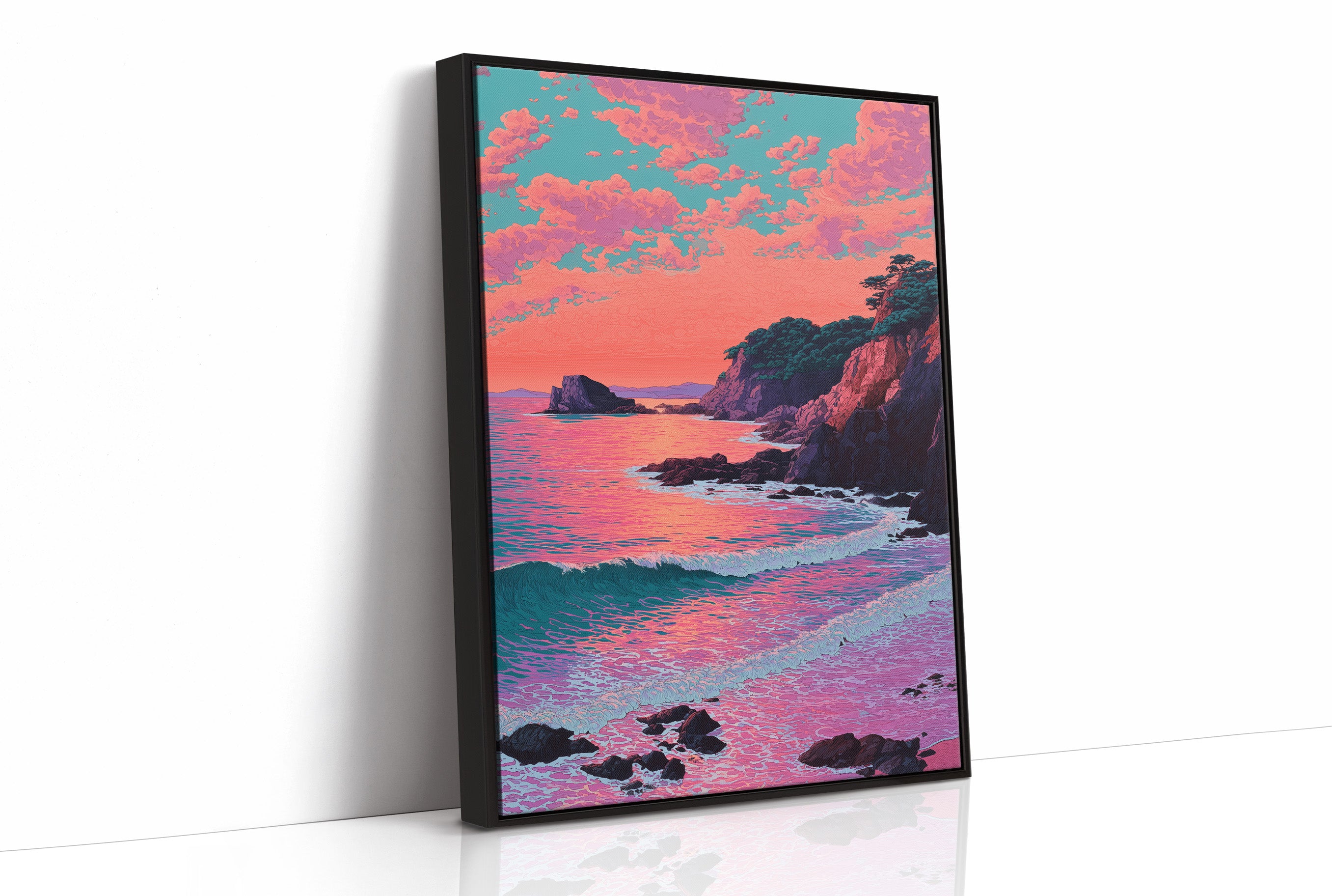 Coral Skies Paint Pacific Dreams
