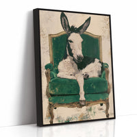 Donkey on a Velvet Throne