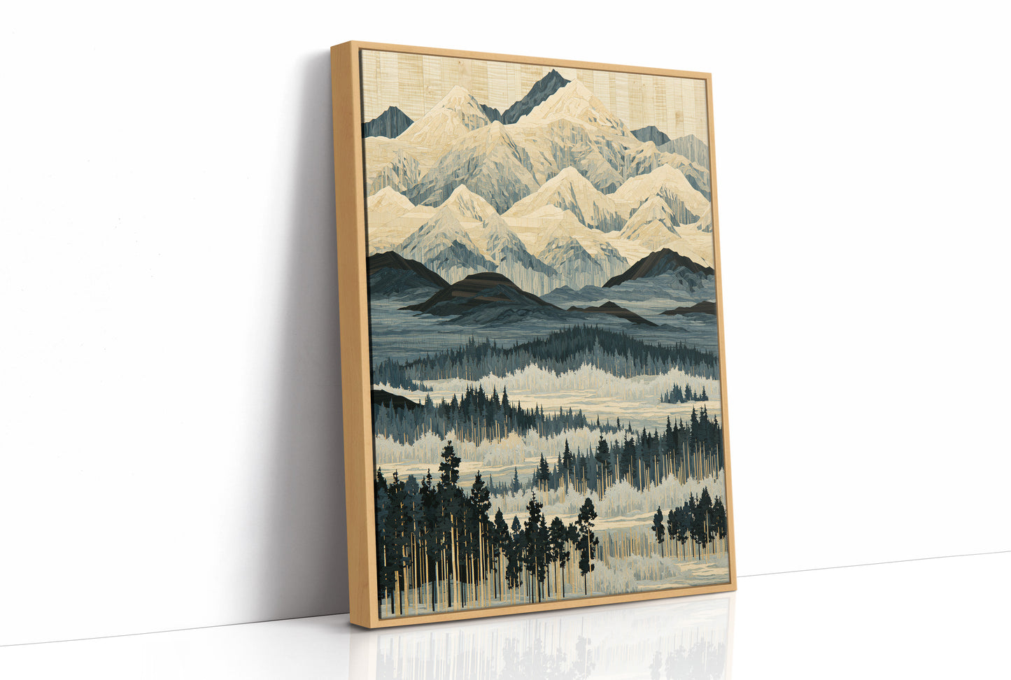 Blue Ridge in Marquetry