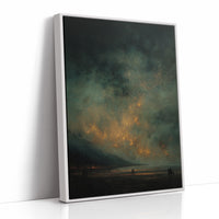 Embers Glow Across Distant Shore