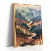 River Canyon in Marquetry