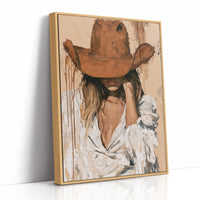Chin in Hand, Rust Hat