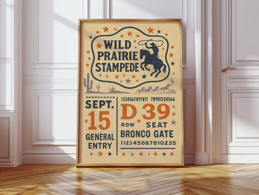 Wild Prairie Stampede Ticket