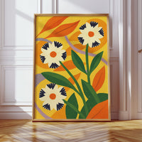 Cactus Meets Sunflower Folk Art