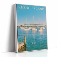 Newport Bridge Harbor Morning