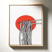 Noodles Dance Against Rising Sun