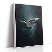 Almost Touching In Teal Depths