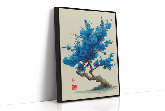 Azure Blossoms Above City Spirits