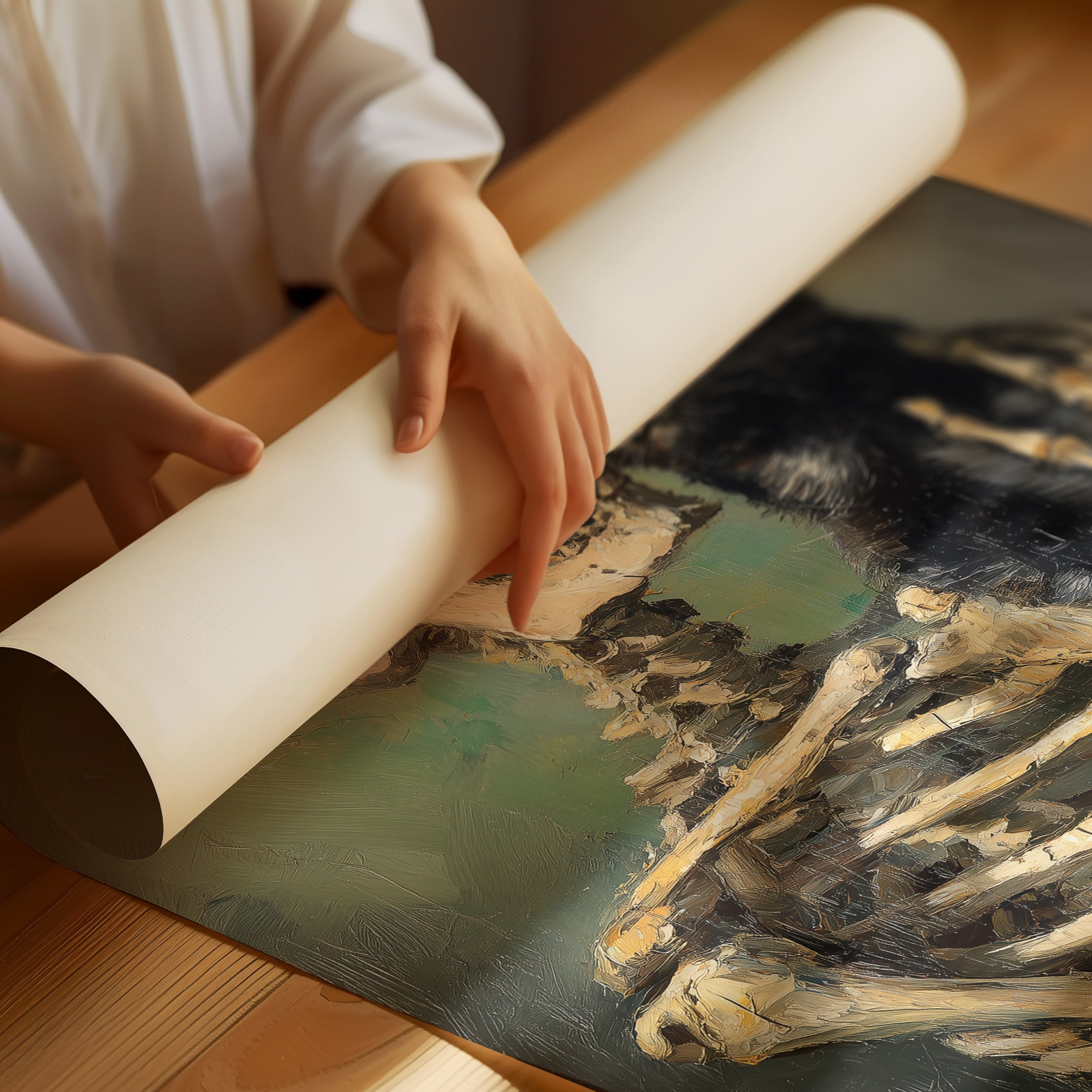 Bone Keeper With Amber Eyes