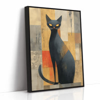 Midnight Cat Guards The Bar