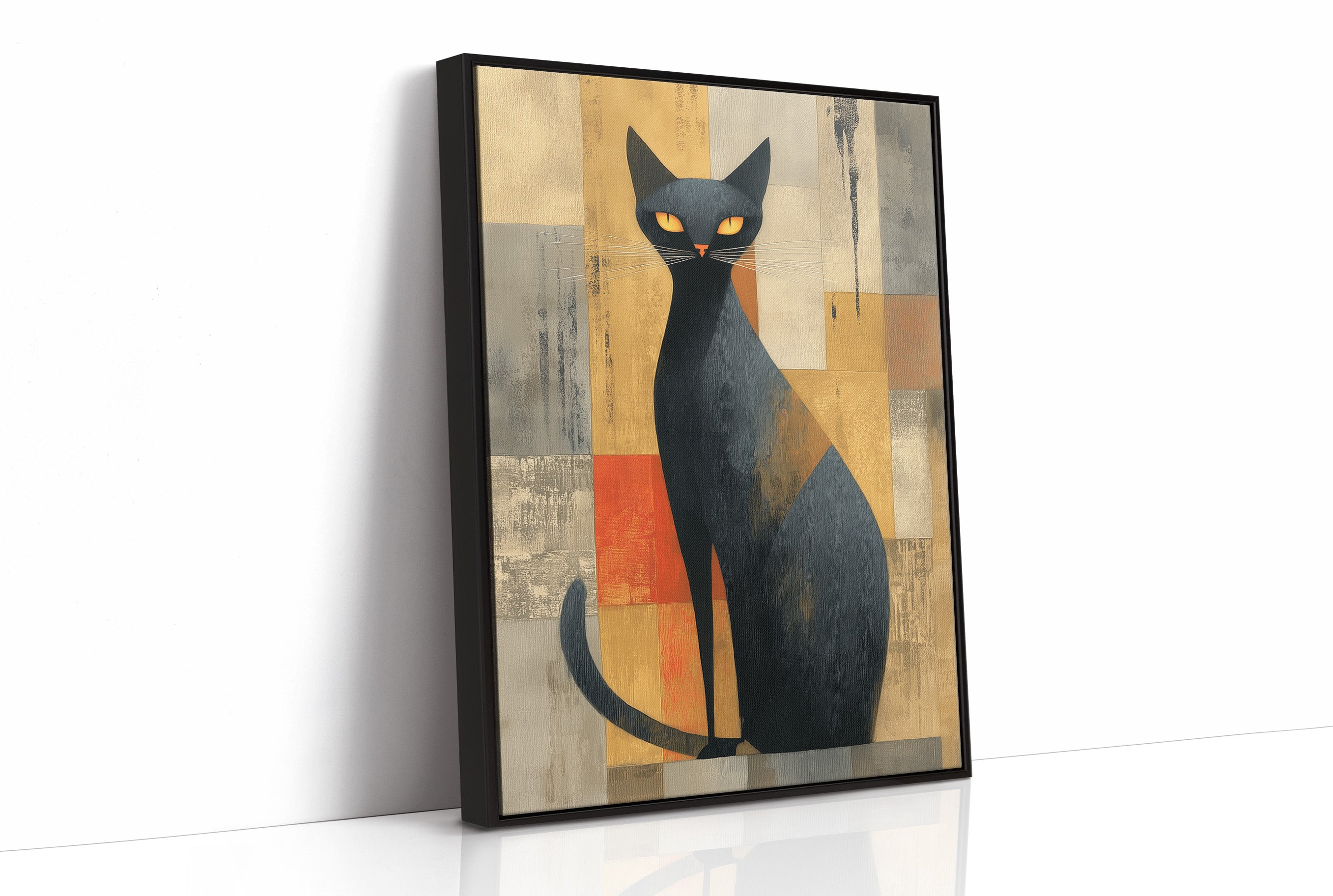 Midnight Cat Guards The Bar