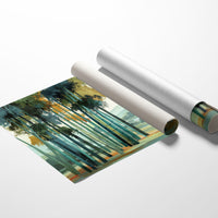 Bamboo Forest Bathes In Mist