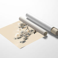 Pine Branch Bends To Morning Light