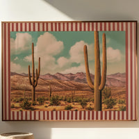 Saguaros Dance Under Turquoise Horizons