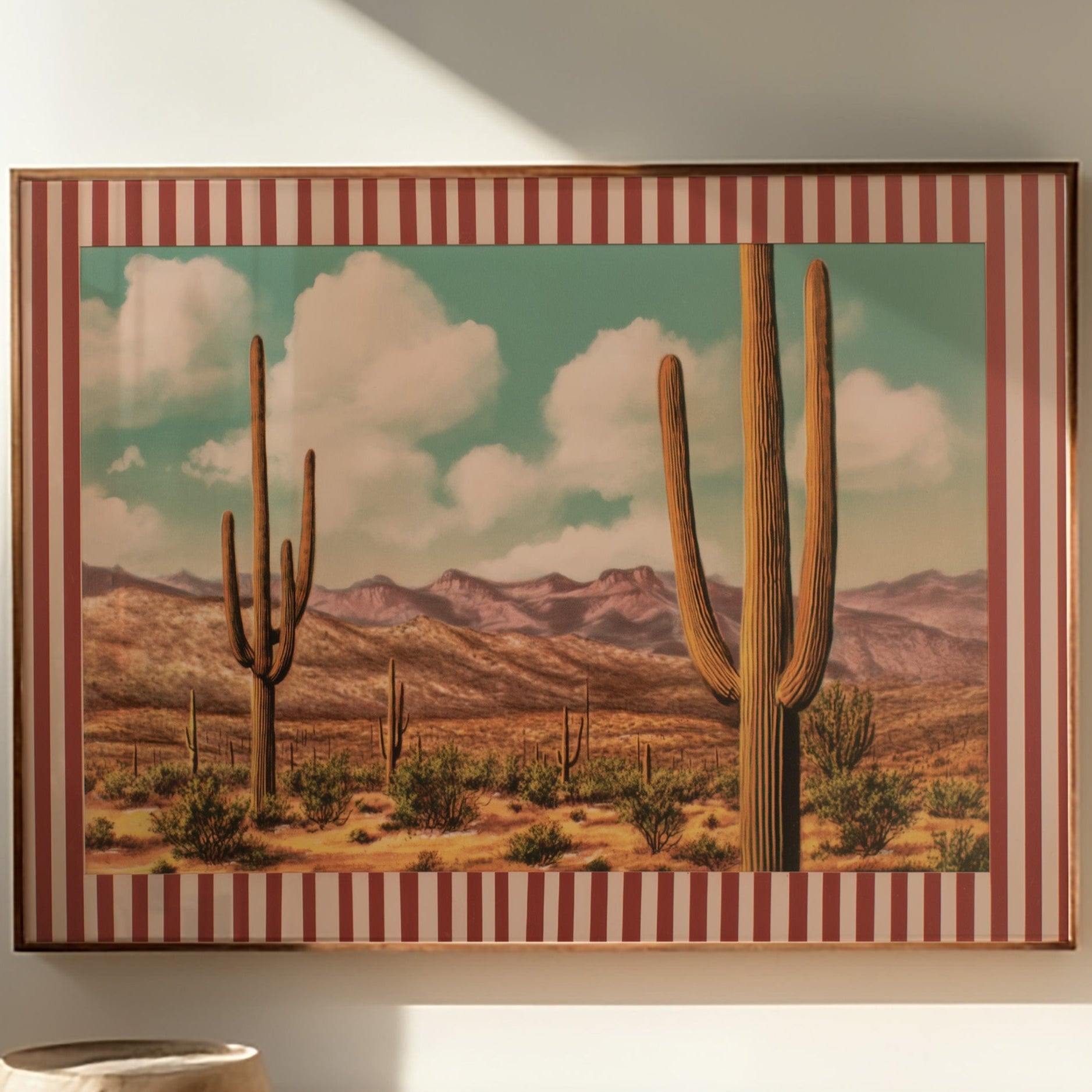 Saguaros Dance Under Turquoise Horizons