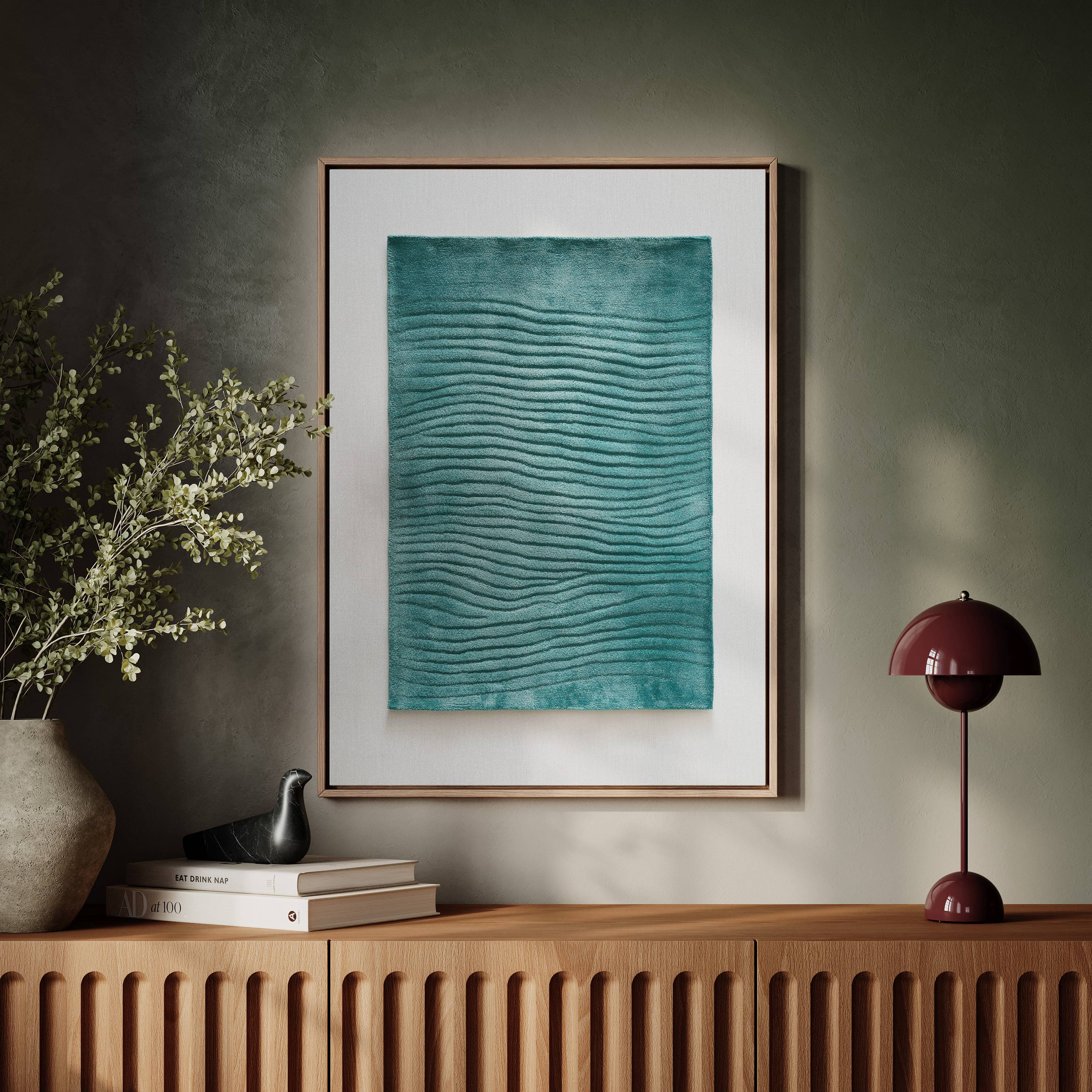 Tidal Rhythms In Seafoam Green