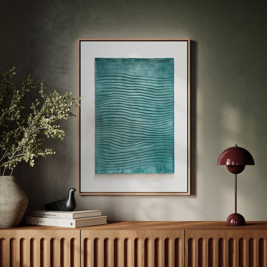 Tidal Rhythms In Seafoam Green
