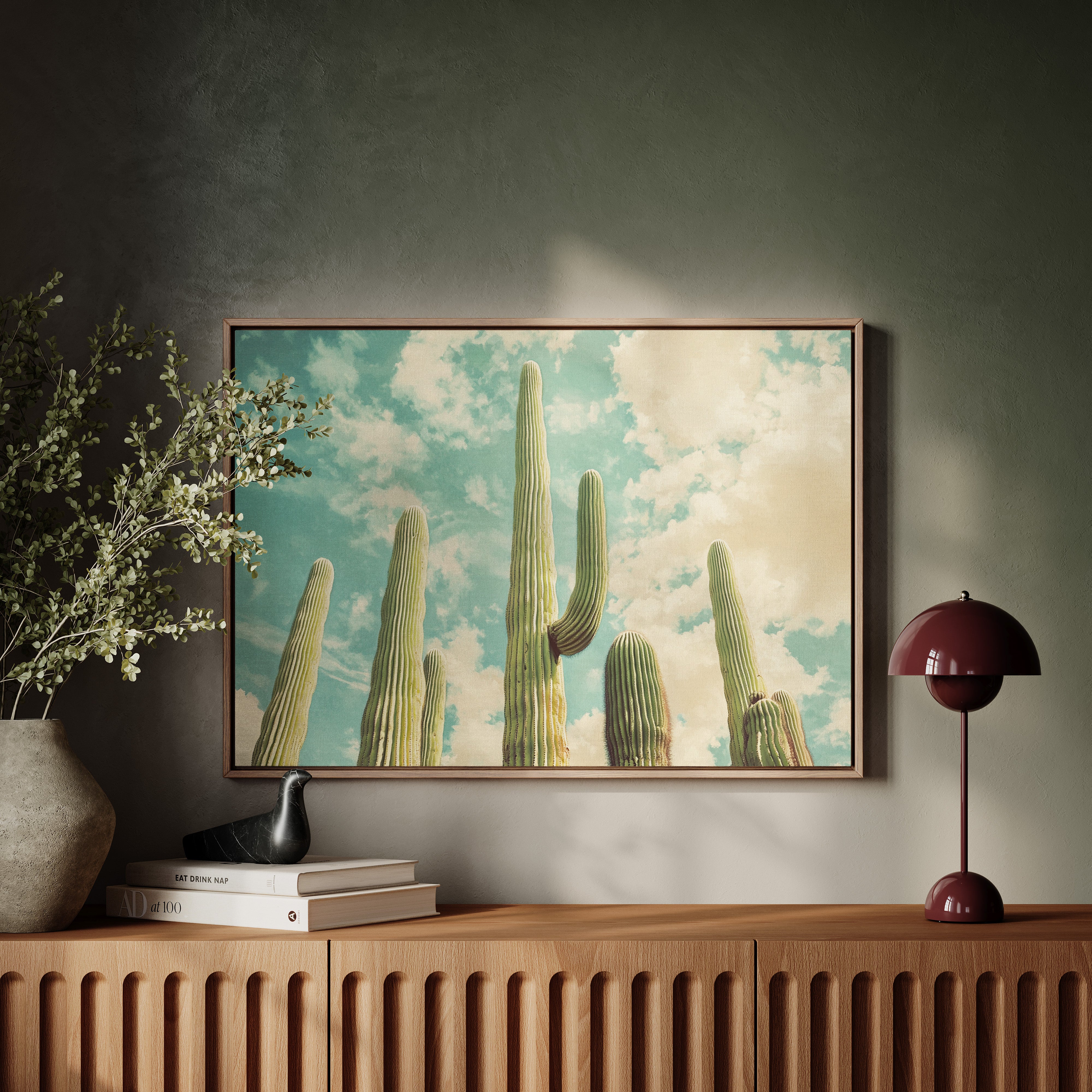 Desert Giants Under Dreamy Skies