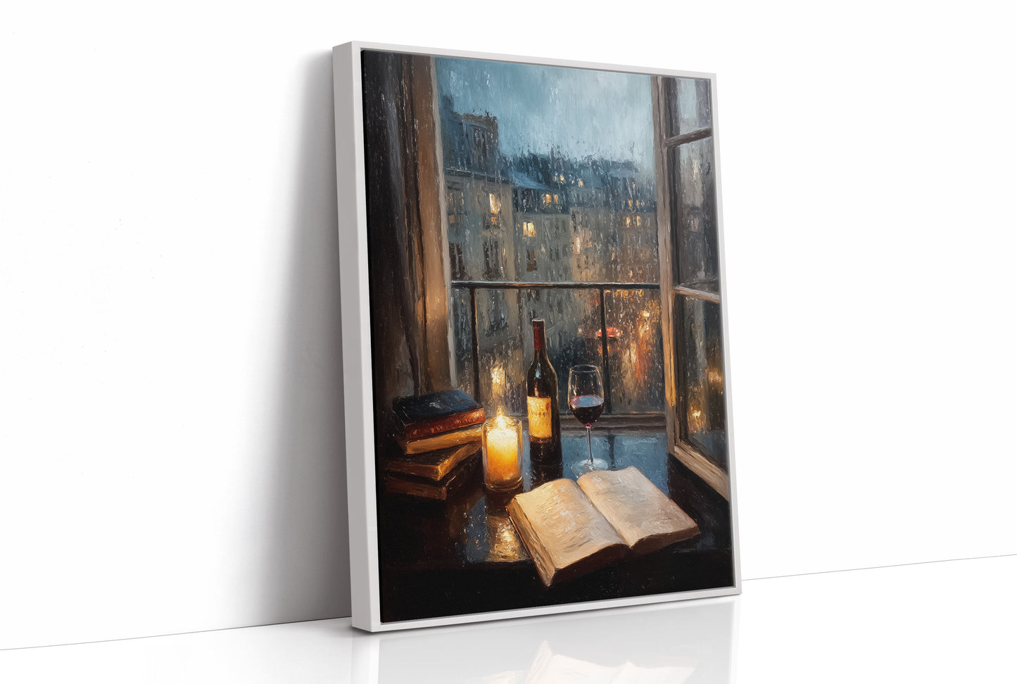 Paris Rainfall And Vintage Pages
