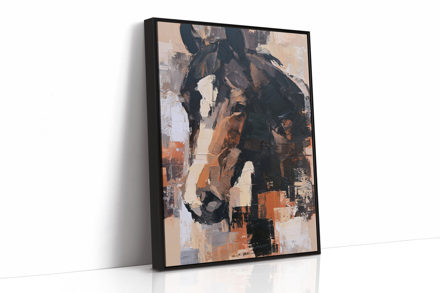 Horse in Rust and Shadow
