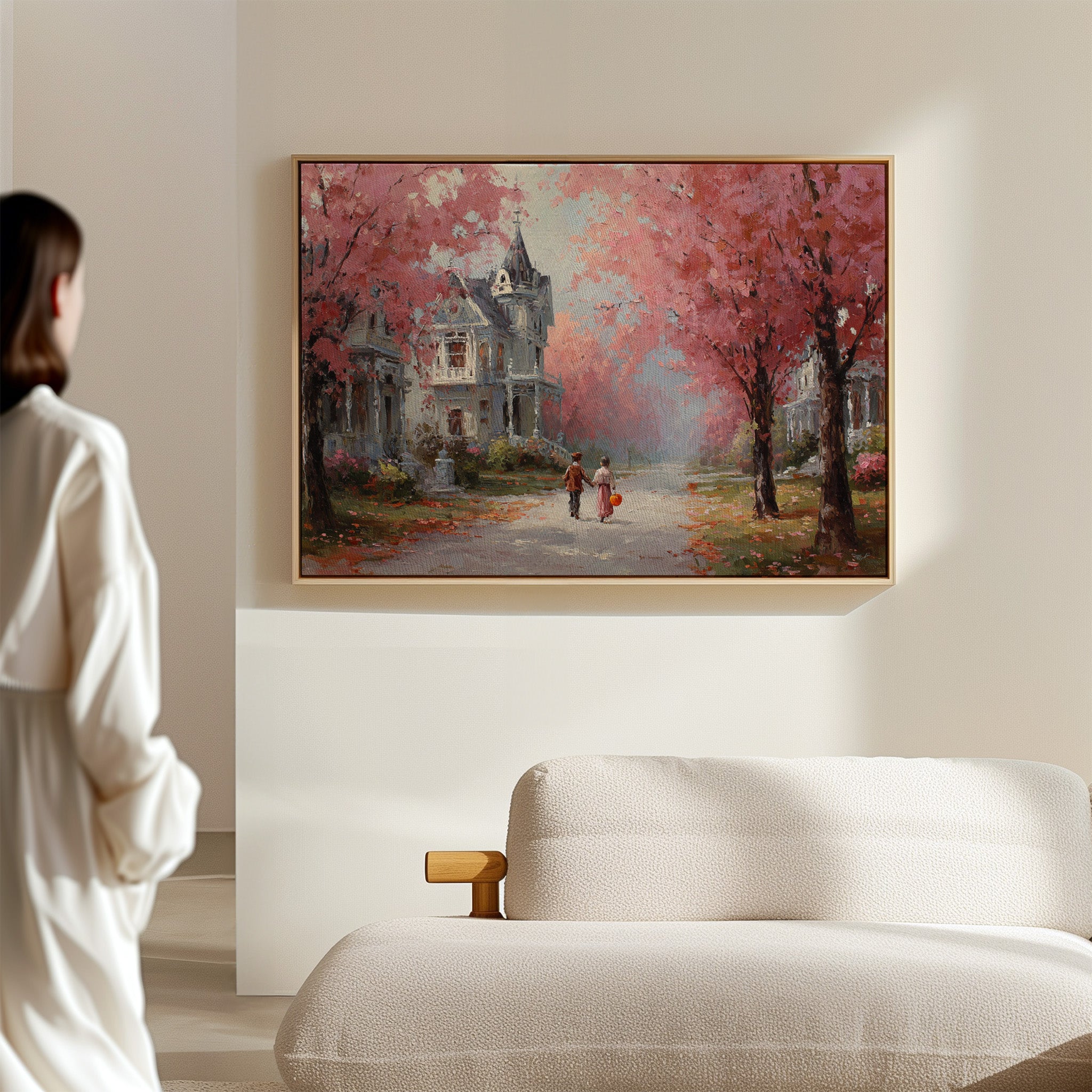 Beneath Cherry Blossoms' Embrace