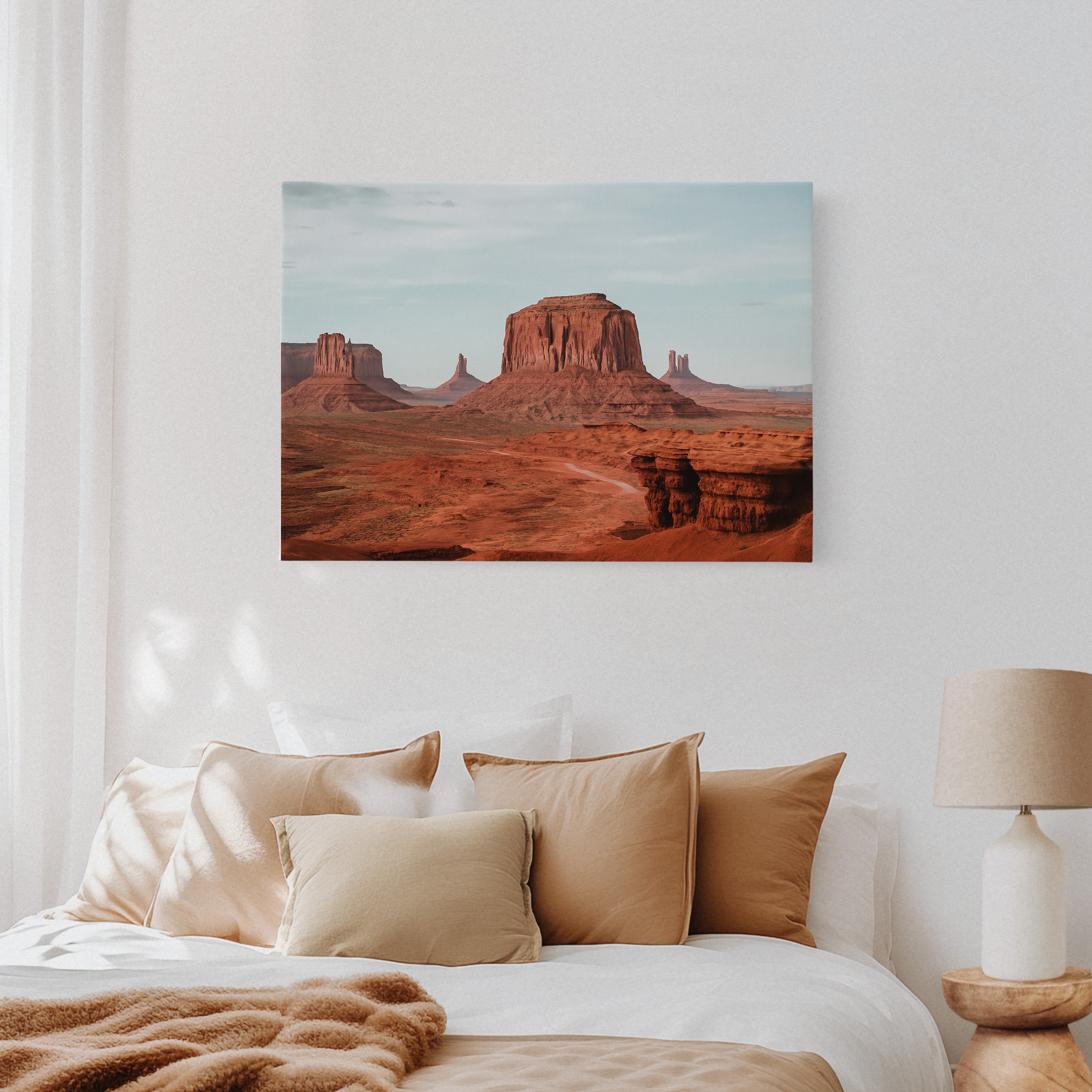 Monument Valley Buttes Under Open Sky
