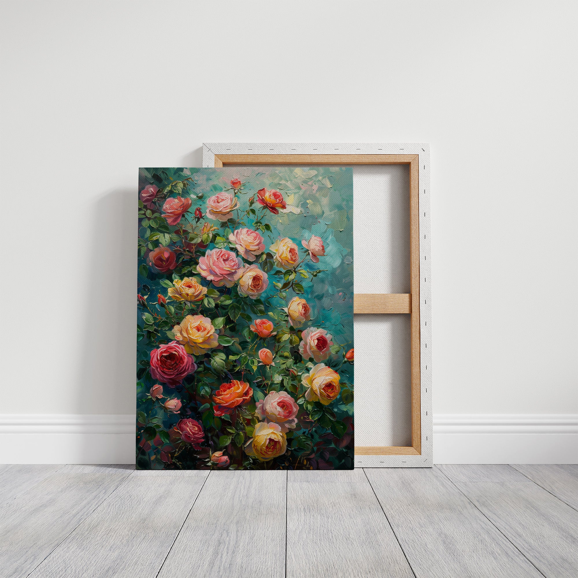 Roses in Full Bloom