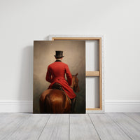 Rider in Scarlet Silence