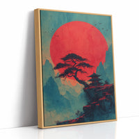 The Pagoda Watches the Red Sun