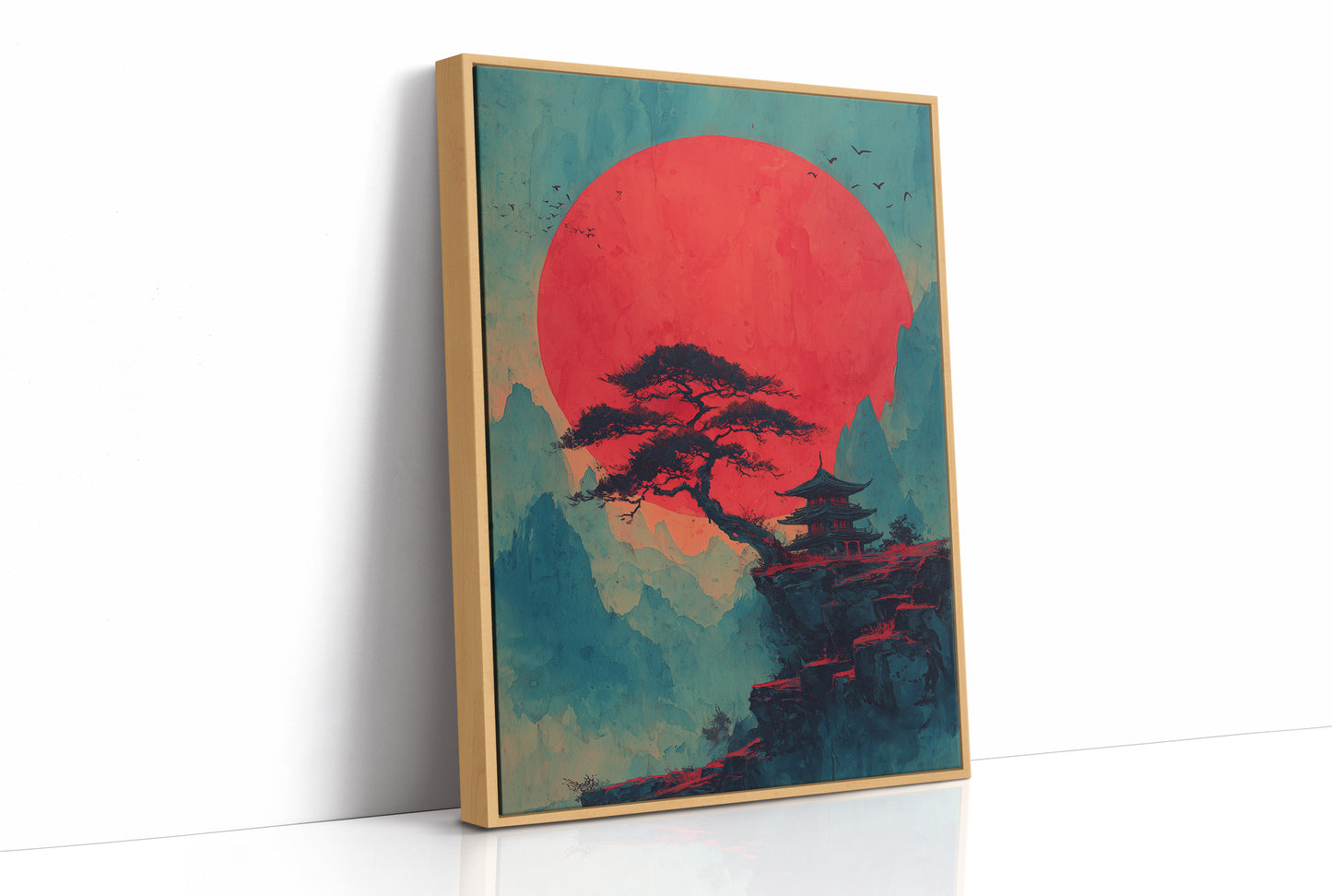 The Pagoda Watches the Red Sun