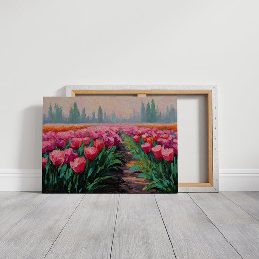 Path Through Petal-Laden Dreams