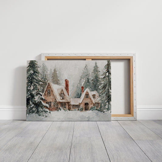 Nestled Beneath Winter's Gaze