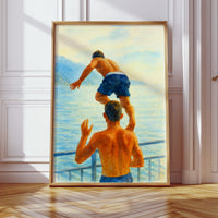 Summer Leaps Into Ocean Blue