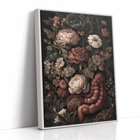 Velvet Blooms Against Midnight Walls
