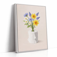 Pandemic Bloom: Spring's Defiant Arrangement