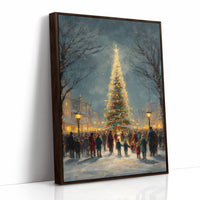 Winter Lights Draw The Village Together