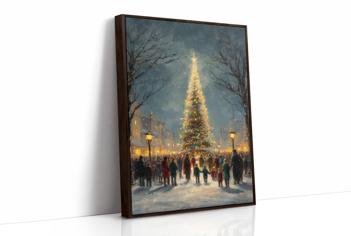 Winter Lights Draw The Village Together