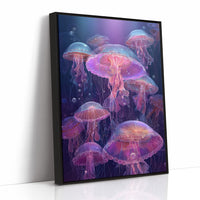 Deep Ocean Ballet In Neon Light