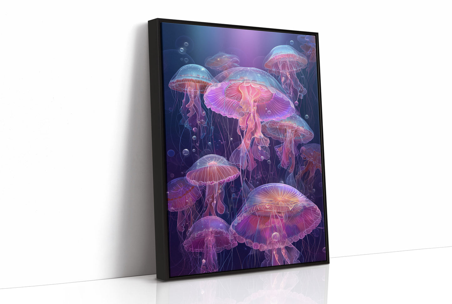 Deep Ocean Ballet In Neon Light