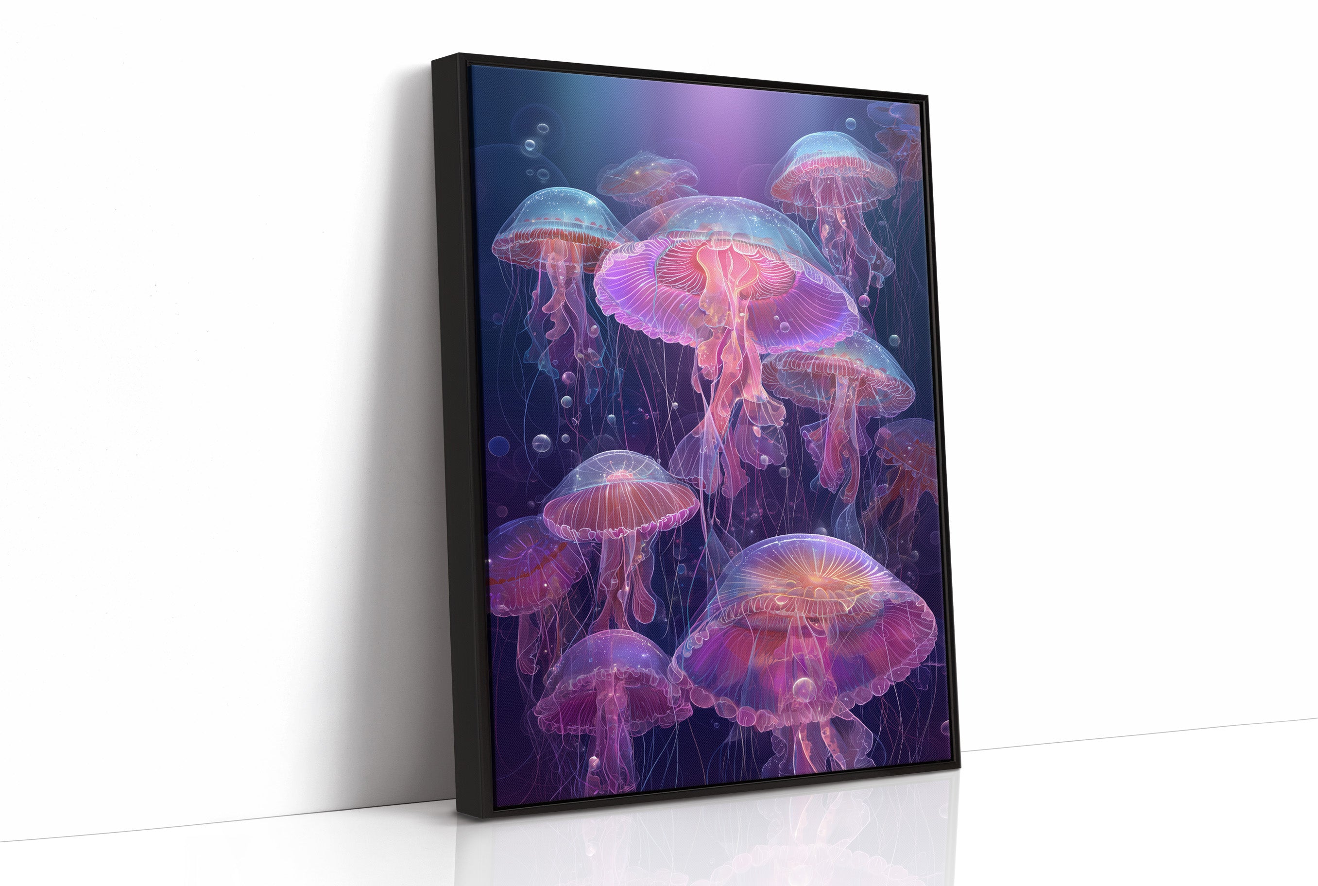 Deep Ocean Ballet In Neon Light