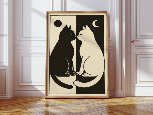 Day Meets Night Through Feline Eyes