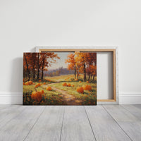 Path Through Autumn's Harvest