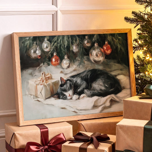 Silent Night Under Christmas Ornaments