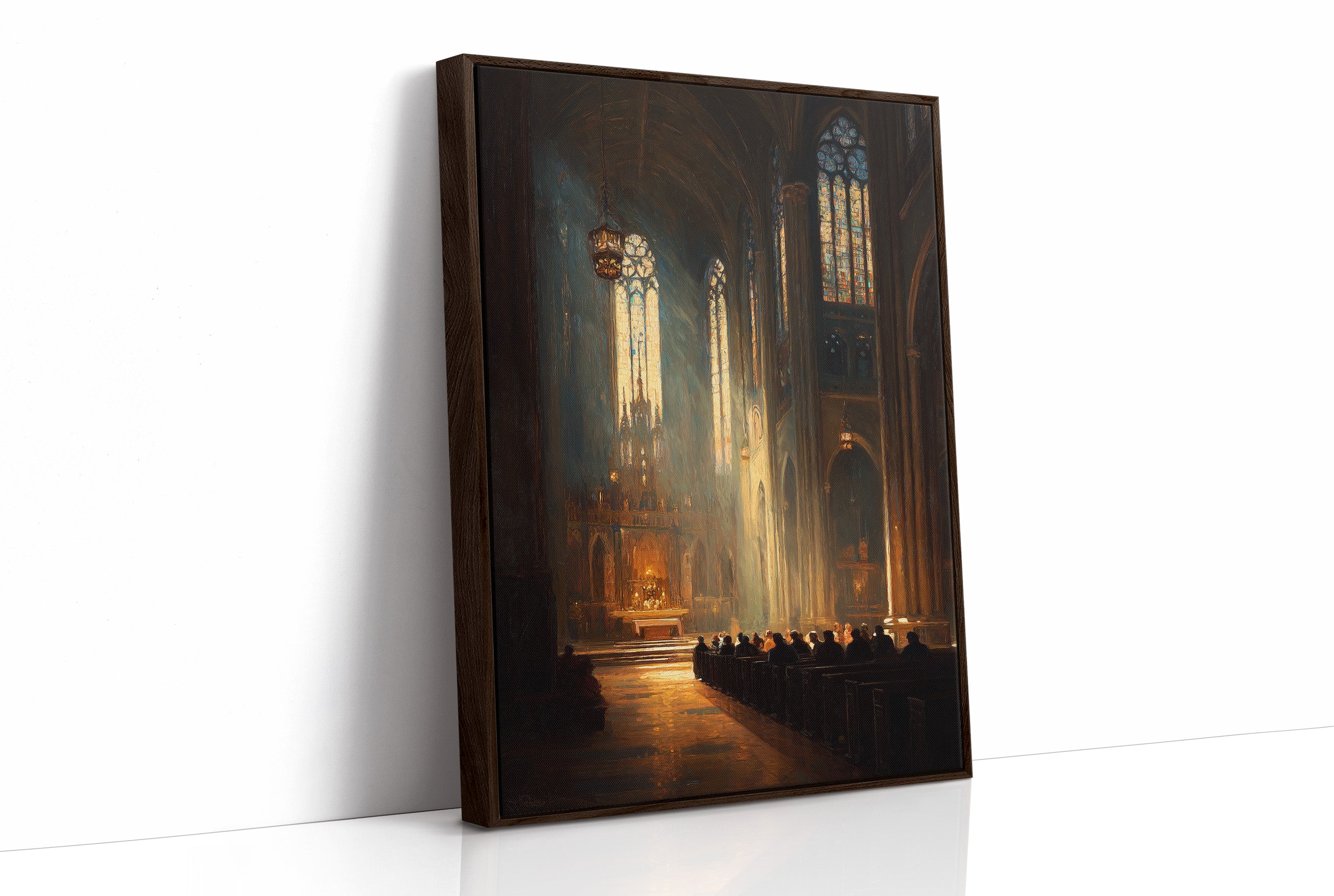 Sacred Light Bathes Ancient Prayers